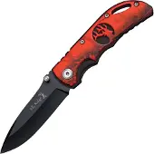 ELK RIDGE Linerlock Red Camo