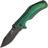 ELK RIDGE Linerlock Green A/O