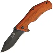 ELK RIDGE Linerlock Red Wood A/O