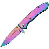 Rite Edge Titanium Rainbow Linerlock A/O
