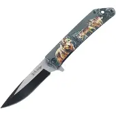 ELK RIDGE Wildlife Linerlock A/O Wolf