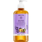 Apivita Mini Bees Gentle Kids Shampoo Blueberry & Honey shampoo hennoille hiuksille lapsille 500 ml