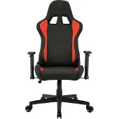 Sense7 Spellcaster fabric armchair black and red