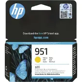HP 951 -mustekasetti, 8 ml, keltainen