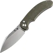 TENABLE KNIVES Nesstreet Button Lock Green