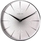 Nextime Seinäkello - - 2 sekuntia - Ø 40 cm - Metalli - Valkoinen