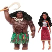 Disney Princess Vaiana Ja Maui-nuket