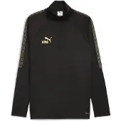 Puma Harjoituspaita Kingtouch 1/4 Vetoketju - Musta/kulta, koko X-Small