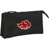 Safta Naruto Teen Triple Pencil Case Musta Mies