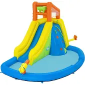 Bestway Uppblåsbar lekplats Mega Park 435 x 286 x 267 cm 53478