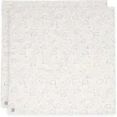 Jollein Musliiniviltti 115x115 cm 2-pack, Elephant Tales