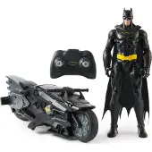 Batman Stealth Batcycle Rc W. 30 Cm - Black - ONE SIZE