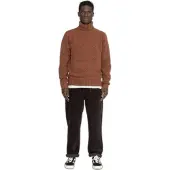 Revolution High-Neck Sweater - Burgundy - L