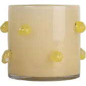 By On Arlo kynttilälyhty M Ø15 cm Beige-keltainen