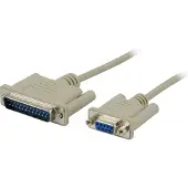Deltaco – Modeemikaapeli DB9n-DB25u 3m (DEL-34)