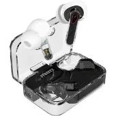 STREETZ Transparent True Wireless Earbuds -nappikuulokkeet, kaksi ENC-mikrofonia