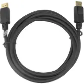 Deltaco – DisplayPort DP1.4 Flex cable, 3M, black (DP-1030D-FLEX)