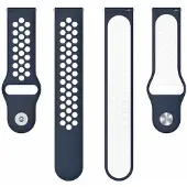 CaseOnline EBN Sport Kellon ranneke Suunto Run - Navy/valkoinen