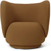 Ferm Living , Rico Lounge nojatuoli Grain - Caramel