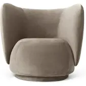 Ferm Living , Rico Lounge nojatuoli Rich Velvet - Beige