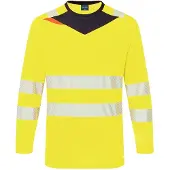Portwest DX416 Hi-Vis kelta/musta työpaita