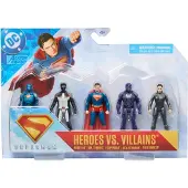 DC Comics Monipakkaus 8 cm figuureja - 4-vuotiaille - Superman-elokuva