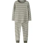 Name It Mini Yöpuku oliivi / valkoinen