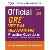 McGraw-Hill Education Official GRE Verbal Reasoning Practice Questions, Third Edition, Volume 1
