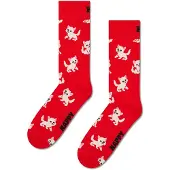 Happy socks Kitten Sock - Red - 41-46