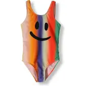 Molo Nika Swimsuit Smile in Colours 128 cm Oranssi 128 cm Pojat, Tytöt