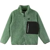 Reima Turilas Sherpa Fleece Takki Beige Green Clay Green Clay-128 cm Vihreä 128 cm Pojat
