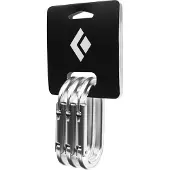 Black Diamond Oval Keylock Karbiinihaka 3 Yksiköt