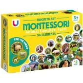 Dodo Montessori magneettinen setti Eläimet maatilalla -