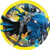 Decorata Party BATMAN Syntymäpäiväpaperilautaset 23 cm 8 kpl.