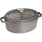 Staub Ovaali pata 6,7 L Harmaa
