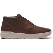 Timberland for man. TB0A5UVN2011 Seneca Bay brown lace-up mid-calf leather trainers (43), Flat, Laces, Casual
