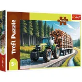 Trefl Metsätraktori 100p Palapeli