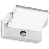 Ideal Lux Ulkoseinävalaisin liiketunnistimella Swipe Sensor, Valkoinen/opaali, Metalli, Moderni