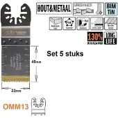 Cmt Upotussahanterä OMM13-X5 ExtraLong Life; 32 mm; 5 kpl.
