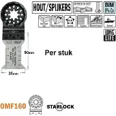 Cmt Upotussahanterä OMF160 Wood & Nails Long Life; BiM; 35 mm; 1 kpl.
