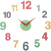 Karlsson Wall Clock Diy Chico Multi Colour - Multi/patterned - Ø:60CM