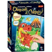 Ranok Sequin kuva. Trex dinosaurus - Ranok-Creative