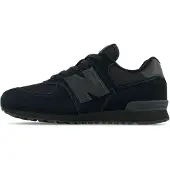New Balance unisex for kids. GC574V1 Trainers 574 black (37 W), Flat, Laces, Casual, children's fashion