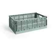 HAY Colour Crate Large säilytyslaatikkö, sage green