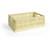 HAY Colour Crate L 34,5 x 53 cm Light yellow