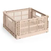 HAY Colour Crate Medium Square -säilytyslaatikko, powder