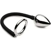 XR Brands Tug + Plug Cock &amp; Ball Ring With Anal Plug