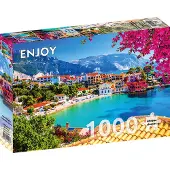 Enjoy Puzzle ENJOY Assos Village in Cephalonia, Greece 1000p palapeli
