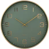 Karlsson Wall Clock Elegance Glow Jungle Green - Green - Ø 40 CM