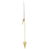 Georg Jensen - Joulu 2025 Kynttilänpidike joulukuuseen Kartio 19 cm Kulta